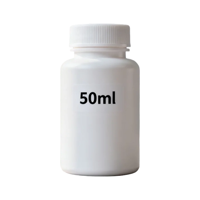 50 ml 100 ml rund HDPE medicinpille tom plastikflaske